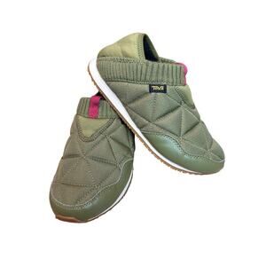 Teva ReEmber Slip On slippers OLIVE Size 6
